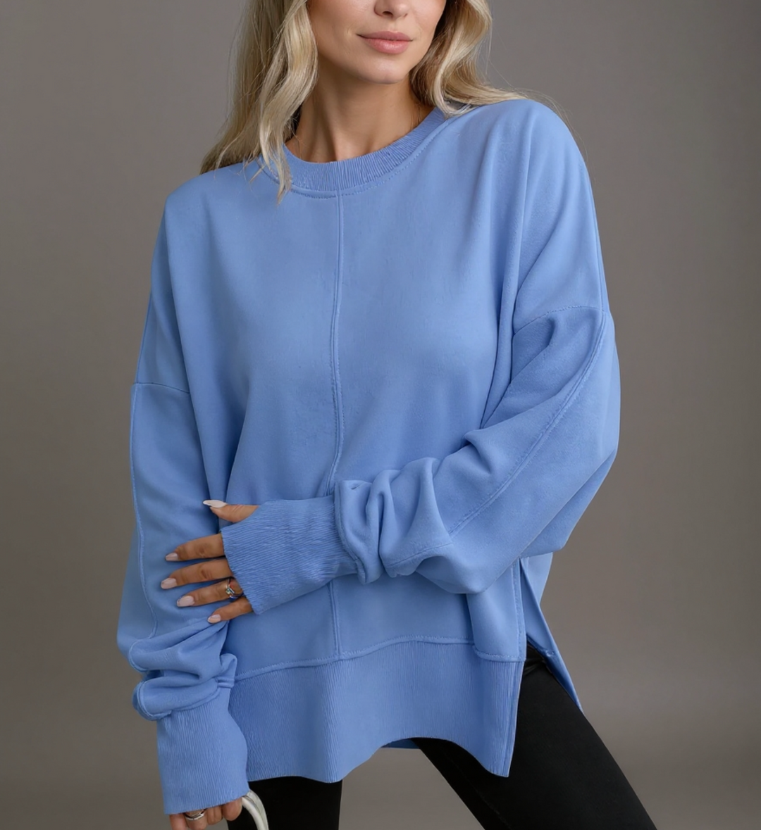 Gwelia™ | Comfy Oversized Long Sleeve Sweatshirt